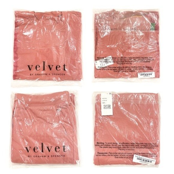 Velvet by Graham & Spencer Cotton Tie Dye Sweatsuit Set - NWT - Picture 5 of 6